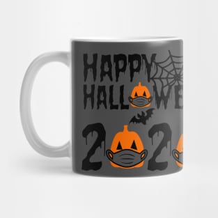 Happy Halloween 2020 pumpkin in mask quarantine Mug